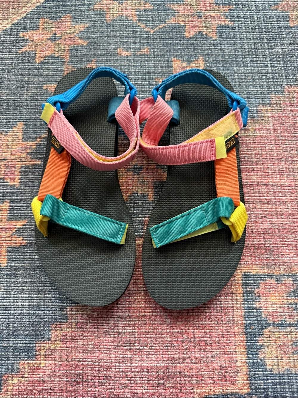 Teva multi color sandals